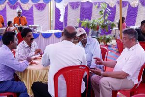 Guests enjoying the lunch