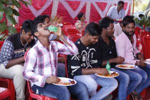 Guests enjoying the lunch